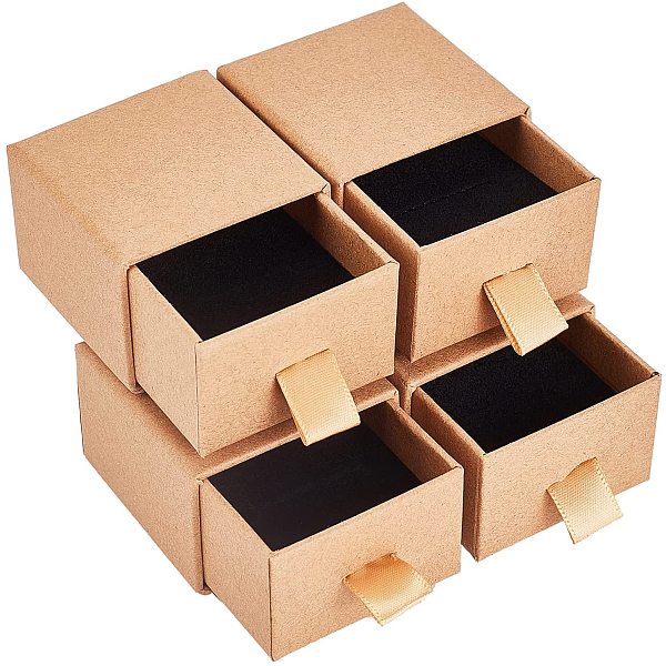 Benecreat Pack Kraft Paper Drawer Box X X Inch Burlywood Craft