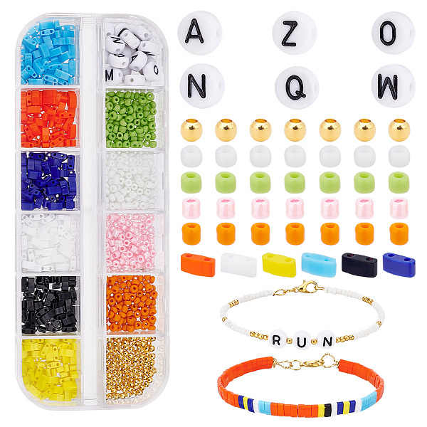 Pandahall Elite Diy Bead Making Finding Kit Including Acrylic Letter