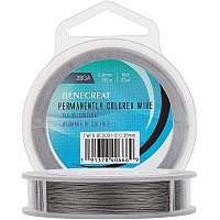 BENECREAT 7 Strands 260FT 0.38MM Stainless Steel Bead String Wire Tarnish Resistant Steel Wire for Necklace Bracelet Making