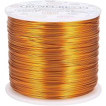 BENECREAT 20 Gauge 770FT Aluminum Wire Anodized Jewelry Craft Making Beading Floral Colored Aluminum Craft Wire - Gold