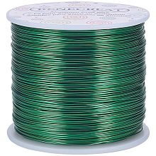 BENECREAT 20 Gauge 770FT Aluminum Wire Anodized Jewelry Craft Making Beading Floral Colored Aluminum Craft Wire - Green