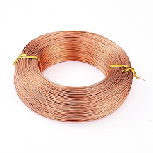 Honeyhandy Aluminum Wire, Flexible Craft Wire, for Beading Jewelry Doll Craft Making, Saddle Brown, 20 Gauge, 0.8mm, 300m/500g(984.2 Feet/500g)