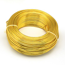 Honeyhandy Aluminum Wire, Flexible Craft Wire, for Beading Jewelry Doll Craft Making, Gold, 20 Gauge, 0.8mm, 300m/500g(984.2 Feet/500g)