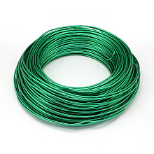 Honeyhandy Aluminum Wire, Flexible Craft Wire, for Beading Jewelry Doll Craft Making, Green, 20 Gauge, 0.8mm, 300m/500g(984.2 Feet/500g)