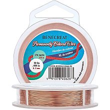 BENECREAT 32-Gauge 174 Yards Tarnish Resistant Thin Copper Wire for Jewelry Beading Craft