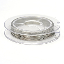 Honeyhandy Copper Jewelry Wire, Light Grey, 0.3mm, about 32.8 Feet(10m)/roll, 10 rolls/group