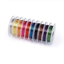 ARRICRAFT 10 Rolls 0.3mm Copper Wire Jewelry Beading Wire 10 Colors 28 Gauge for Crafting Beading Jewelry Making 10m per Roll