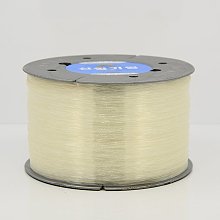 Honeyhandy Korean Elastic Crystal Thread, Clear, Clear, 0.5mm, about 1093.61 yards(1000m)/roll