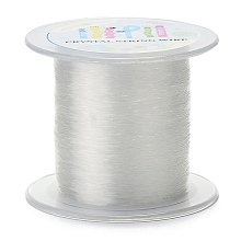 Honeyhandy Korean Elastic Crystal Thread, Clear, 0.5mm, about 196.85 yards(180m)/roll