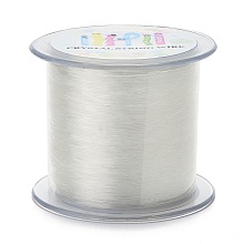 Honeyhandy Korean Elastic Crystal Thread, Clear, 0.7mm, about 164.04 yards(150m)/roll