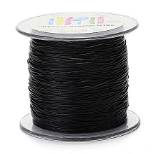 Honeyhandy Korean Elastic Crystal Thread, Black, 0.8mm, about 142.16 yards(130m)/roll