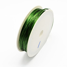 Honeyhandy Iron Wire, Dark Green, 28 Gauge, 0.3mm, about 65.61 Feet(20m)/roll, 10 rolls/set