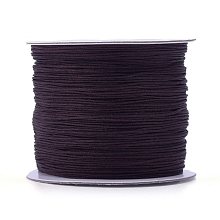 Honeyhandy Nylon Thread, Nylon Jewelry Cord for Custom Woven Jewelry Making, Coconut Brown, 0.6mm, about 142.16 yards(130m)/roll