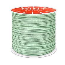 Honeyhandy Nylon Thread Cord, For Jewelry Making, Dark Sea Green, 0.8mm, about 109.36 yards(100m)/roll