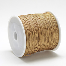 Honeyhandy Nylon Thread, Goldenrod, 0.8mm, about 98.43yards/roll(90m/roll)