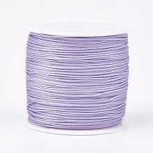 Honeyhandy Nylon Thread, Nylon Jewelry Cord for Custom Woven Jewelry Making, Lilac, 0.8mm, about 49.21 yards(45m)/roll