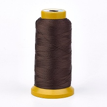 Honeyhandy Polyester Thread, for Custom Woven Jewelry Making, Coffee, 0.5mm, about 480m/roll