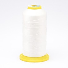 Honeyhandy Nylon Sewing Thread, White, 0.4mm, about 400m/roll