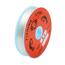 Honeyhandy Transparent Fishing Thread Nylon Wire, Clear, 0.3mm, about 109.36 yards(100m)/roll