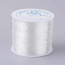 Honeyhandy Elastic Crystal Thread, Clear, 0.6mm, about 109.36 yards(100m)/roll