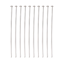 Honeyhandy Jewelry Tools and Equipment Decorative Stainless Steel Flat Head Pins, Stainless Steel Flat Head Pins, 30x0.6mm, 23 Gauge, Head: 1mm