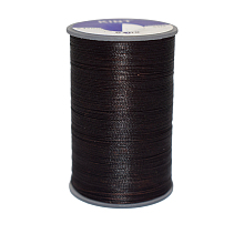 Honeyhandy Waxed Polyester Cord, 6-Ply, Black, 0.55mm, about 38.27 yards(35m)/roll