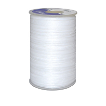 Honeyhandy Waxed Polyester Cord, 9-Ply, White, 0.65mm, about 21.87 yards(20m)/roll