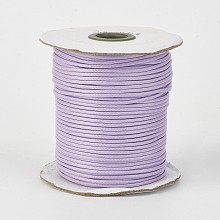 Honeyhandy Eco-Friendly Korean Waxed Polyester Cord, Thistle, 0.5mm, about 174.97yards/roll(160m/roll)