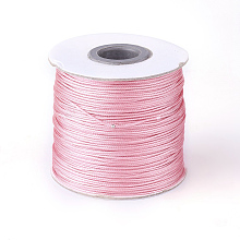 Honeyhandy Eco-Friendly Korean Waxed Polyester Cord, Lavender Blush, 0.8mm, about 174.97 yards(160m)/roll