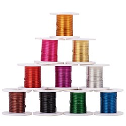 ARRICRAFT 1 Box 0.3mm Mixed Color Plated Copper Wire jewelry Making Accessories, about 3yards/roll, 12rolls/box  ( CWIR-R002-0.3mm )