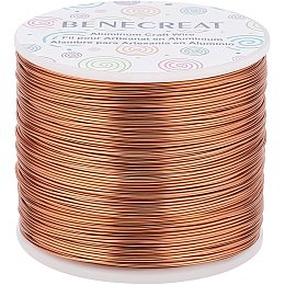 Bare Copper Wire Unplated Craft And Jewellery Making Wire for Crafts Beading Jewelry 0.8mm 10M/11Yard BENECREAT 20Gauge 