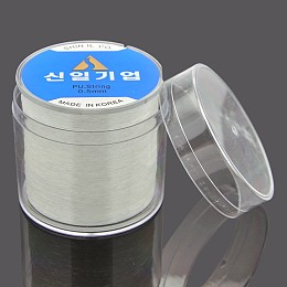 Honeyhandy Korean Elastic Crystal Thread, Stretch Bracelet String, with Box, for Jewelry Making, Clear, 0.5mm, about 328.08 yards(300m)/roll