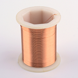 Honeyhandy Bare Copper Wire, Raw Copper Wire, Copper Jewelry Craft Wire, Raw, 28 Gauge, 0.3mm, about 9 Feet(3 yards)/roll, 12 rolls/box