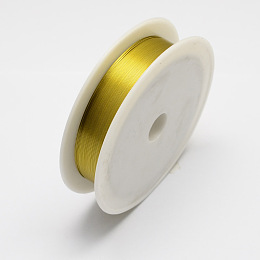 Honeyhandy Iron Wire, Gold, 28 Gauge, 0.3mm, about 65.61 Feet(20m)/roll, 10 rolls/set