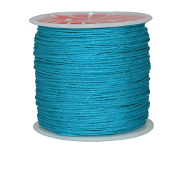 Honeyhandy Nylon Thread Cord, For Jewelry Making, Dodger Blue, 0.8mm, about 109.36 yards(100m)/roll