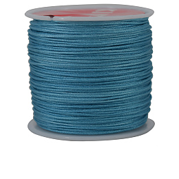 Honeyhandy Nylon Thread Cord, For Jewelry Making, Steel Blue, 0.8mm, about 109.36 yards(100m)/roll