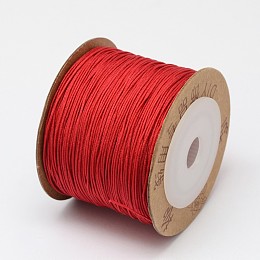 Honeyhandy Nylon Threads, Red, 0.6mm, about 109.36 yards(100m)/roll