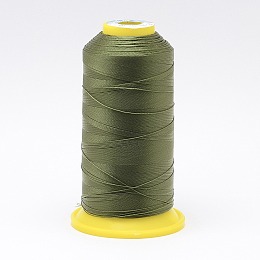 Honeyhandy Nylon Sewing Thread, Olive Drab, 0.4mm, about 400m/roll