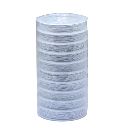 Honeyhandy Tail Wire, Nylon-coated Stainless Steel, White, 0.45mm, about 262.46 Feet(80m)/roll