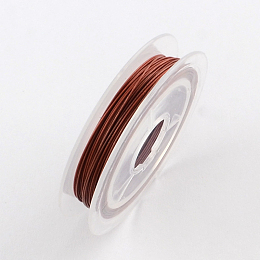 Honeyhandy Tiger Tail Wire, Nylon-coated Stainless Steel, Indian Red, 0.38mm, about 32.8 Feet(10m)/roll