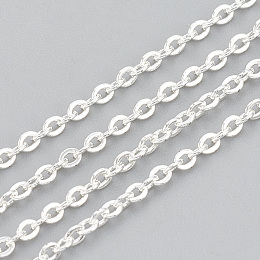 304 Stainless Steel Cross O Flat Link Chain round Jewelry Making Chain –  Rosebeading Official