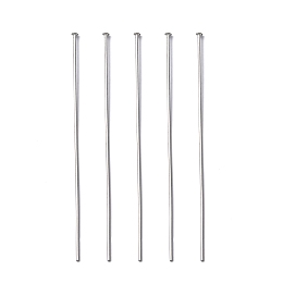 Honeyhandy Jewelry Tools and Equipment Decorative Stainless Steel Flat Head Pins, 50x0.6mm, 23 Gauge, Head: 1.5mm