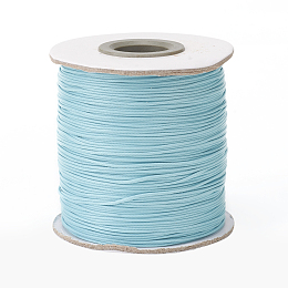 Honeyhandy Waxed Polyester Cord, Bead Cord, Dark Turquoise, 0.5mm, about 185yards/roll