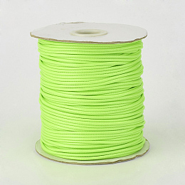 Honeyhandy Eco-Friendly Korean Waxed Polyester Cord, Green Yellow, 0.5mm, about 169.51~174.98 Yards(155~160m)/Roll