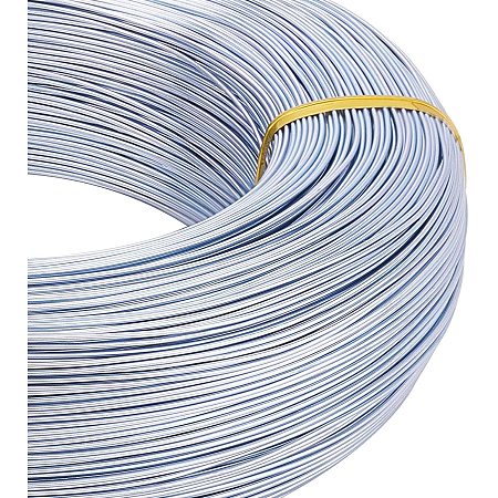 BENECREAT 984 Feet 20 Gauge Aluminum Wire Bendable Metal Sculpting Wire for Beading Jewelry Making Art and Craft Project, Lilac