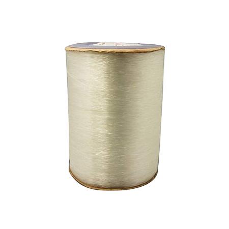 NBEADS 1 Roll (1000m/roll) 0.6mm Clear Crystal Stretch Elastic Beading Thread Craft Bracelet Beads Thread for Jewelry Making and DIY Craft