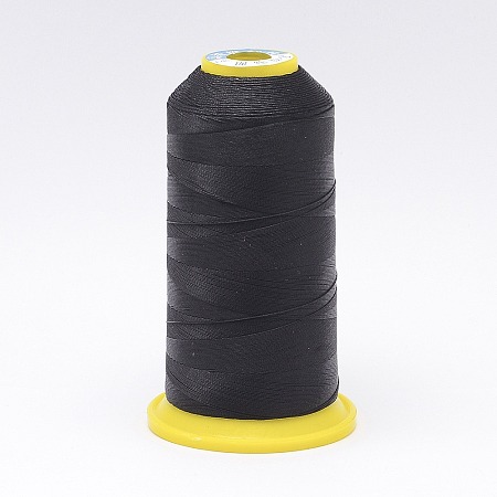 Honeyhandy Nylon Sewing Thread, Black, 0.6mm, about 300m/roll