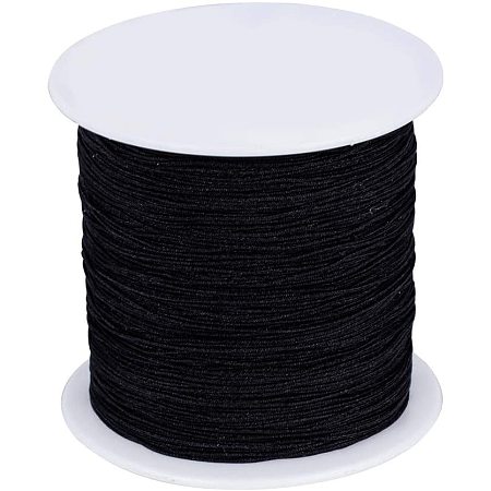 ARRICRAFT 150 Yards 0.5mm Nylon Black Cord for Chinese Knotting, Kumihimo, Beading, Macramé, Jewelry Making, Sewing