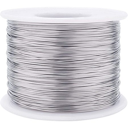 BENECREAT 24 Gauge 524FT 304 Stainless Steel Binding Wire for Jewelry Making, Strapping, Sculpture Frame, Cleaning Brushes Making and Other Crafts Project
