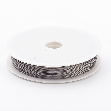 Honeyhandy Tiger Tail Wire, Nylon-coated Stainless Steel, Original Color(Raw), Raw, 0.5mm, about 114.82 Feet(35m)/roll